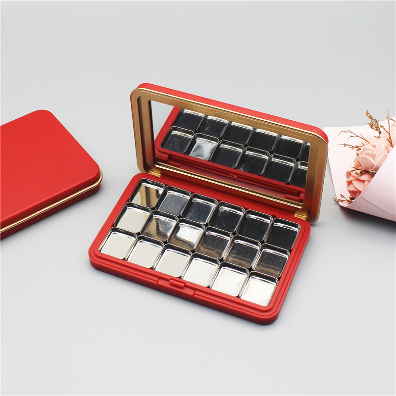 Rectangular 9-color 12-color eye shadow palette