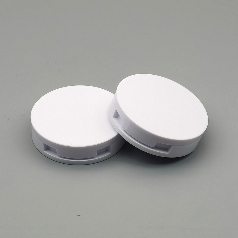 42mm inner diameter round mirror bright white blush box