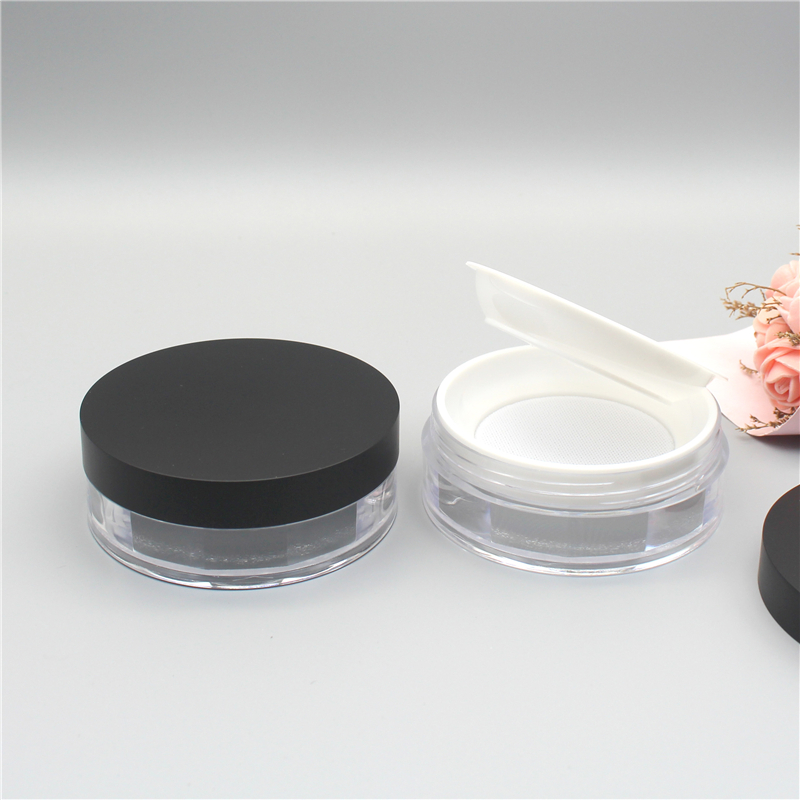 Round elastic mesh powder box