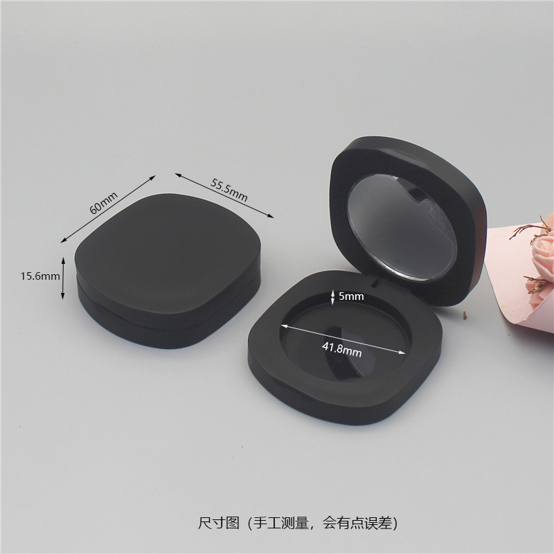 42mm inner diameter oval round blush box