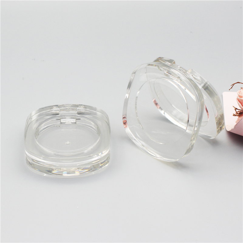 42mm inner diameter oval transparent round blush box