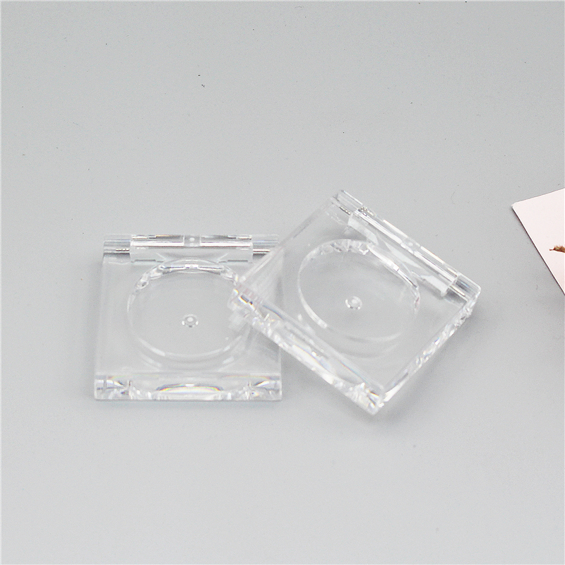 30mm inner diameter transparent square round blush box