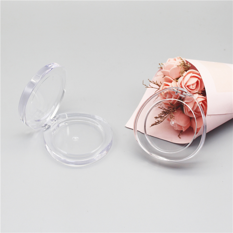 42mm inner diameter transparent drop-shaped blush highlighter box
