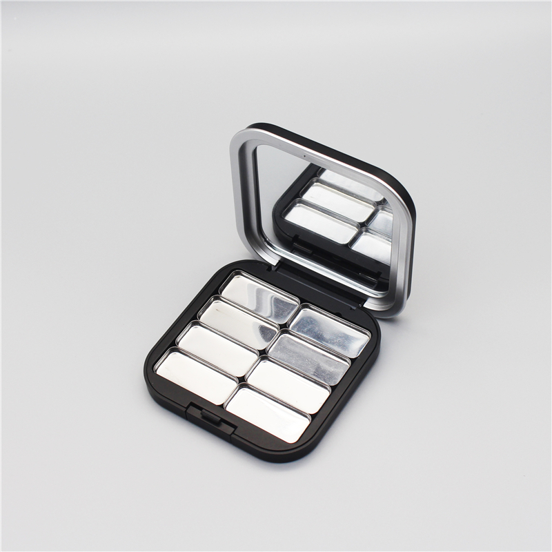 Square magnetic eye shadow palette replaceable