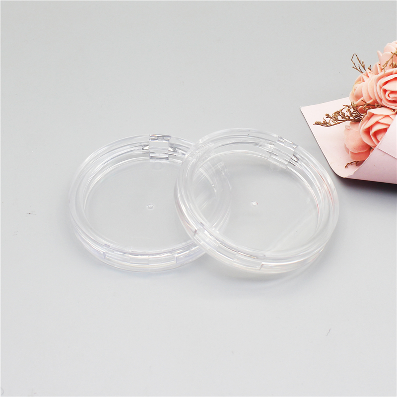 59mm inner diameter transparent round powder box
