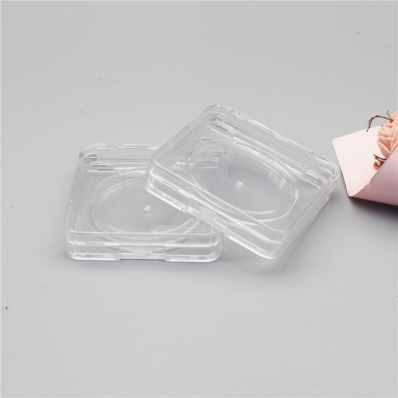 45.8mm inner diameter square transparent round blush box