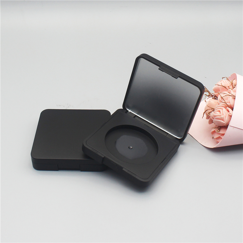 45.8mm inner diameter square mirrored round blush box