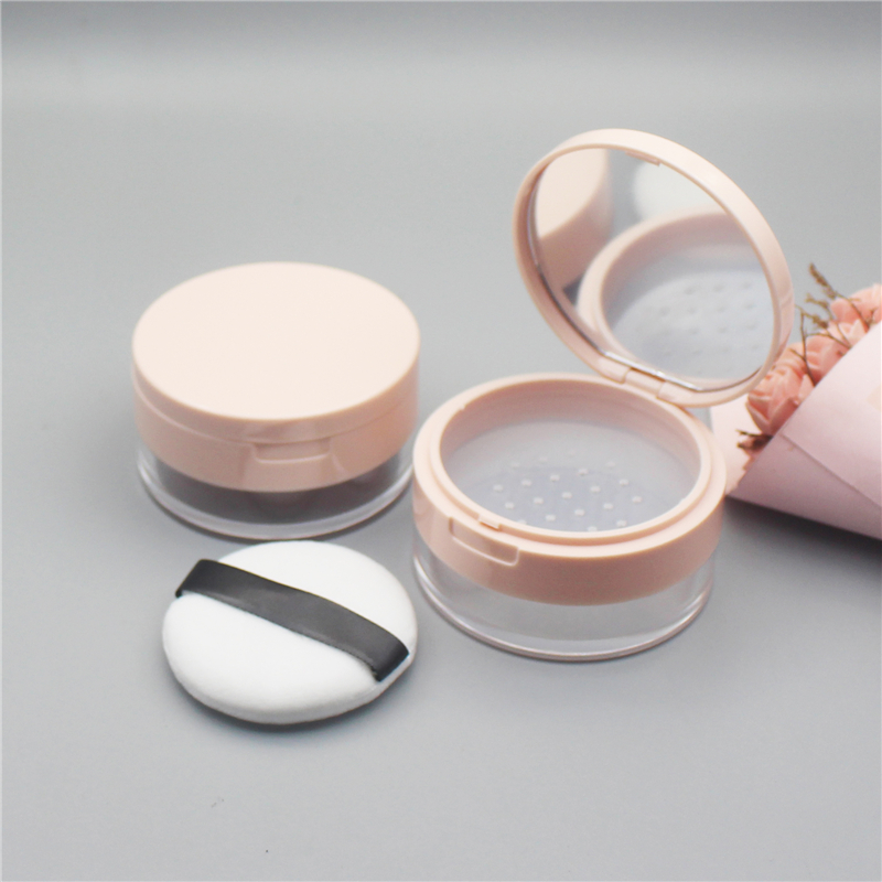 20g round flip lid loose powder box