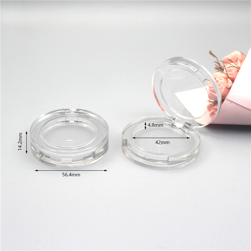 42mm inner diameter round transparent blush box