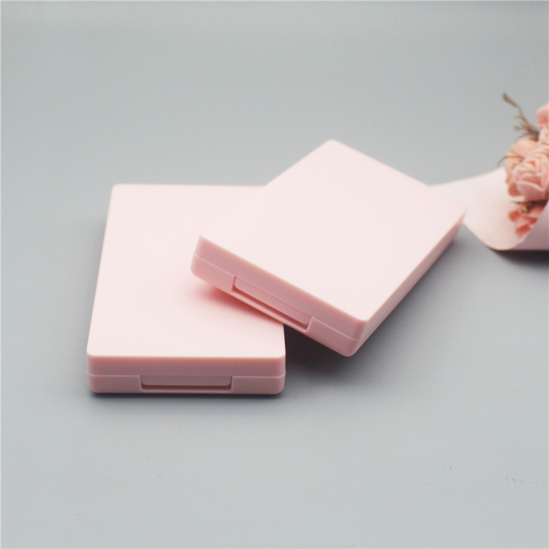 Rectangular 2-color concealer and blush box